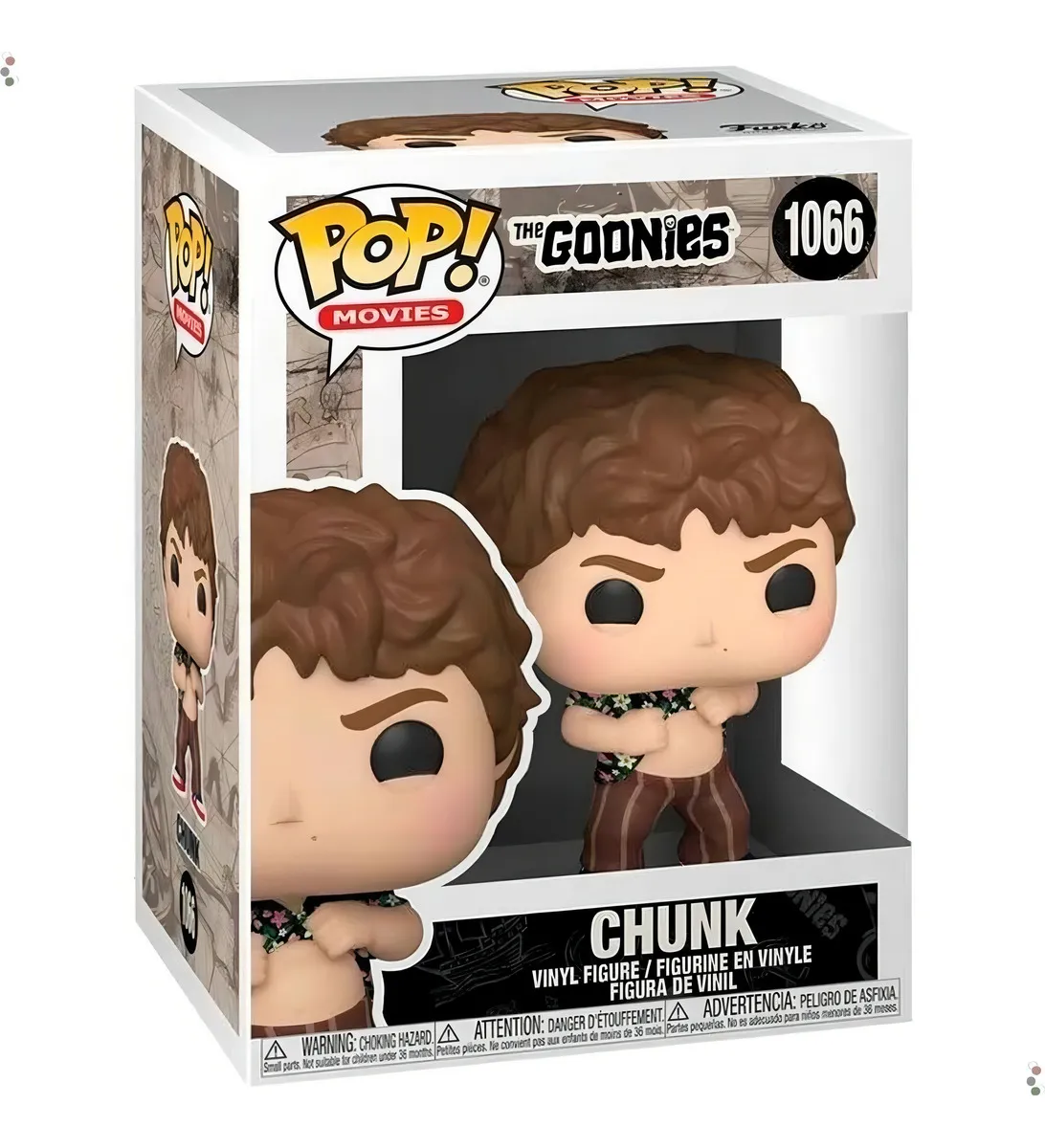 Funko Pop Movies The Goonies Chunk - 1066 Pequeno Detalhe Caixa-Gonnies-1066