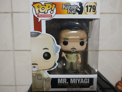 Funko Pop Mr. Miyagi #179 The Karate Kid #1 - Produto Original