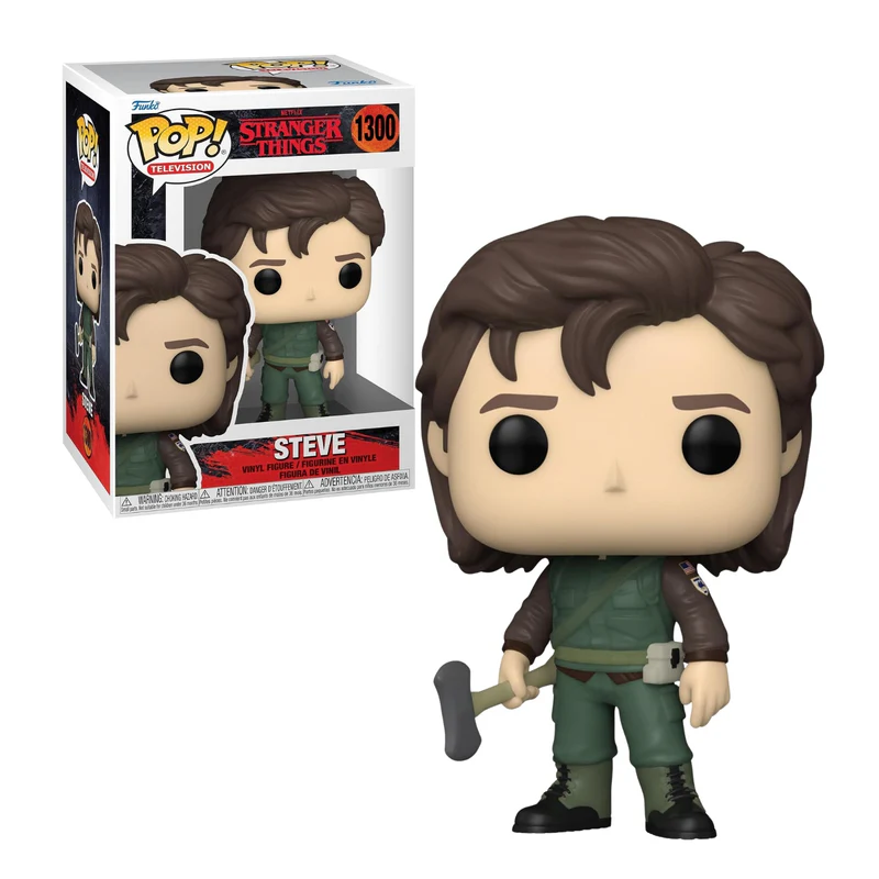 Funko Pop Steve #1300 Netflix Stranger Things #1300 - Produto Original