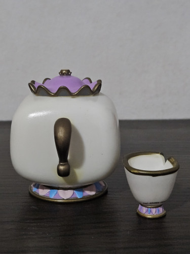 Funko Pop Mrs. Potts & Chip 92 Sem Caixa The Beauty & The Beast - A Bela E A Fera - #92