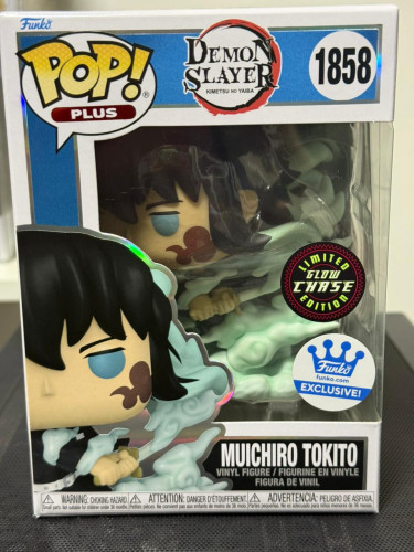 Funko Pop Muichiro Tokito (CHASE) - Funko Shop Exclusive - Demon Slayer - #1858 *RARO* FUNKO POP #1858 - Produto Original
