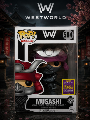 Funko Pop Musashi Summer 2017 (vaulted) WestWorld #504 - Produto Original