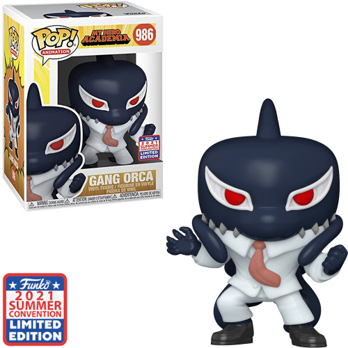 Funko Pop My Hero Academia Gang Orca 986 SDCC 2021 Exclusive Colecionável Anime My Hero Academia #986 - Produto Original