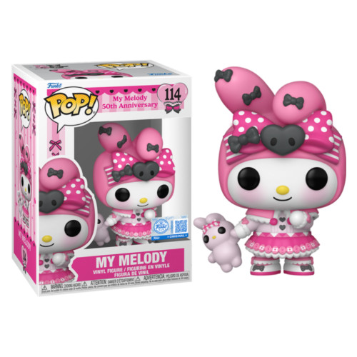 Funko Pop My Melody With Doll Exclusive Hello Kitty & Friends #114 - Produto Original
