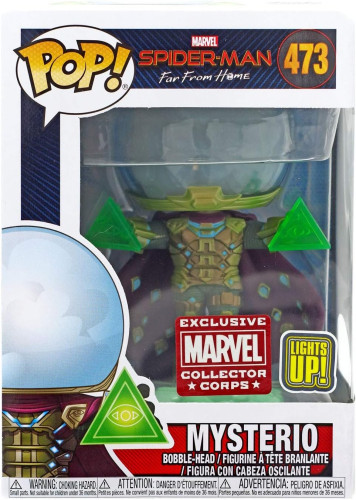 Funko Pop Mysterio Lights Up! Collector Corps-Spider-man Homecoming-1