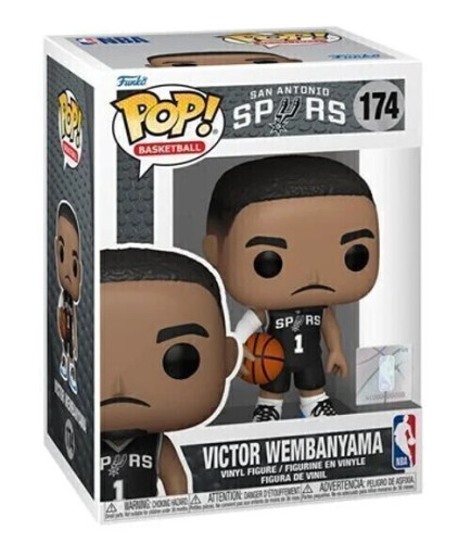 Funko Pop NBA San Antonio Spurs Victor Wembanyama 174 NBA #174 - Produto Original