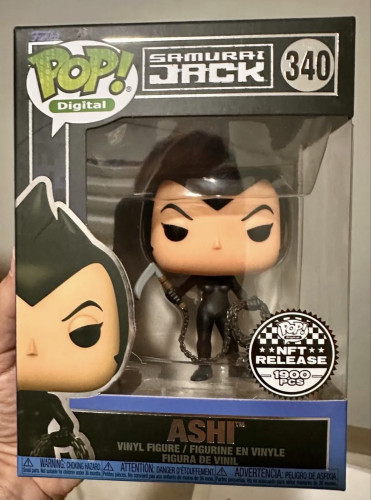 Funko Pop NFT - Ashi 1.900 Peças Samurai Jack #340 - Produto Original