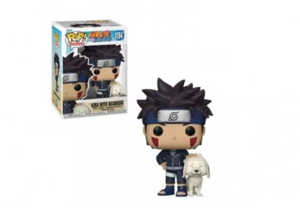 Funko Pop Naruto 1194 - Kiba With Akamaru-Naruto-1