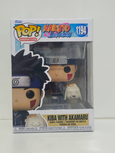 Funko Pop Naruto 1194 - Kiba With Akamaru-Naruto-1