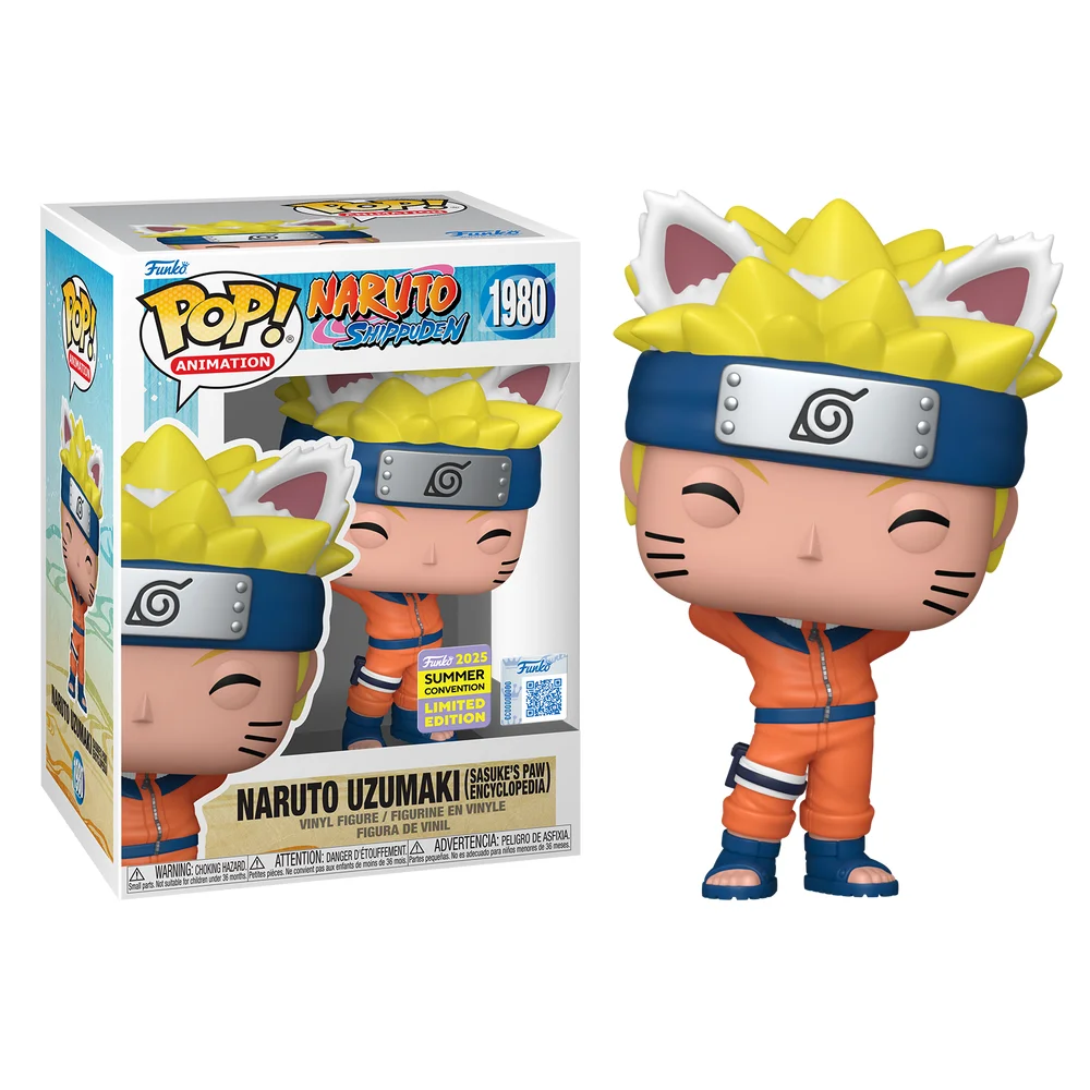 Funko Pop Naruto Uzumaki (Sasuke's Paw Encycopedia) 2025 Summer Convention-Naruto Shippuden-1980