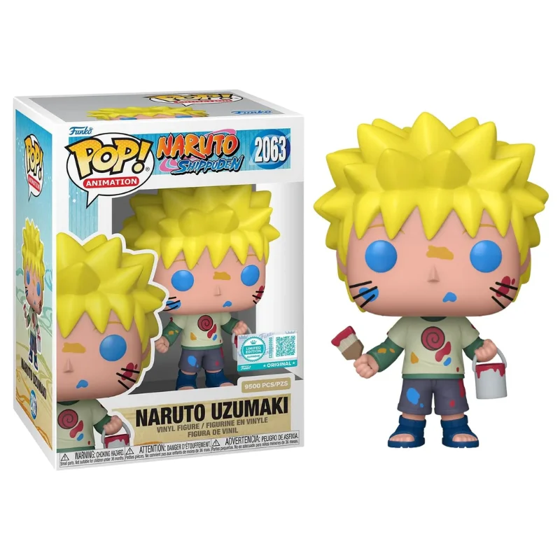 Funko Pop Naruto Uzumaki with Paint 9500 pcs Exclusive Naruto Shippuden #2063 - Produto Original
