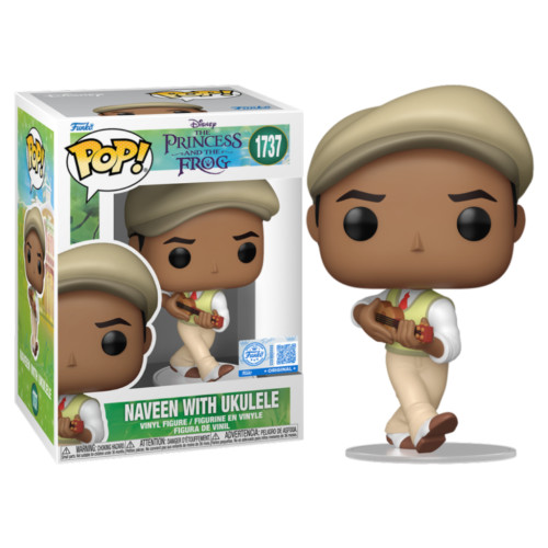 Funko Pop Naveen With Ukulele Exclusive Disney The Princess And The Frog #1737 - Produto Original