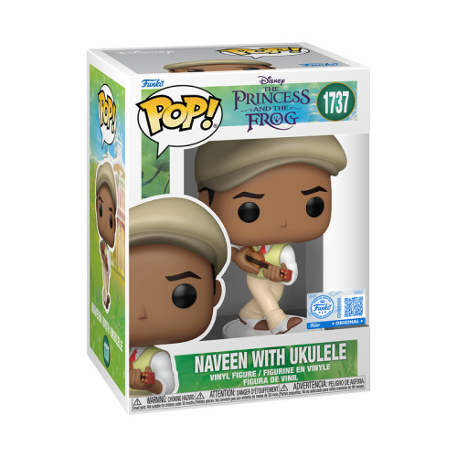 Funko Pop Naveen with Ukulele Exclusivo Disney The Princess And The Frog #1737 - Produto Original
