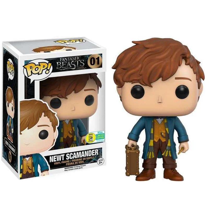 Funko Pop Newt Scamander 2016 San Diego Comic Con Fantastic Beasts #01 - Produto Original