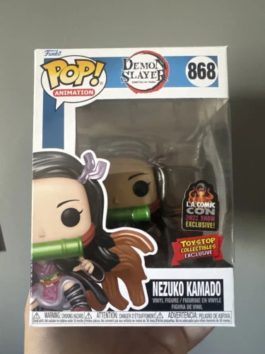 Funko Pop Nezuko Kamado (metallic) exclusiva toy stop e LACC - Demon Slayer  #868