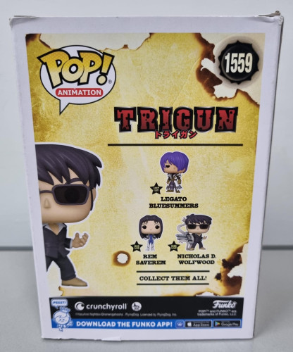 Funko Pop Nicholas D. Wolfwood - Trigun - #1559
