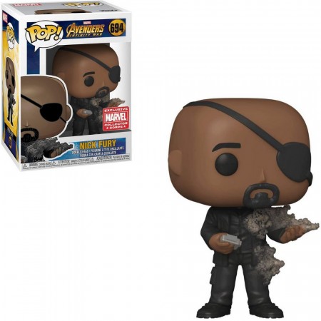 Funko Pop Nick Fury Exclusivo Marvel Collector Corps-Marvel Avengers Infinity War-694