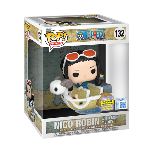 Funko Pop Nico Robin With Mini Merry Ii Sdcc25-One Piece-132
