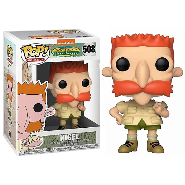 Funko Pop Nigel The Wild Thornberrys #508 - Produto Original
