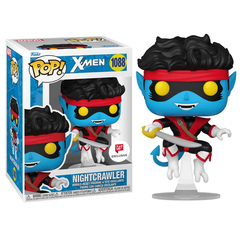 Funko Pop Nightcrawler with Swords Walgreens Marvel X-Men #1088 - Produto Original