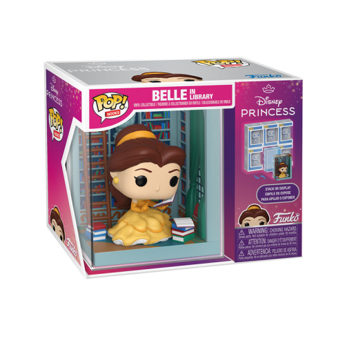 Funko Pop Nooks Belle in Library-Disney Princess-0
