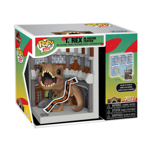 Funko Pop Nooks T Rex in Visitor Center-Jurassic Park-0