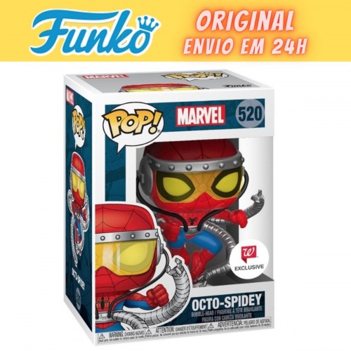 Funko Pop Octo-spidey Caixa Com Detalhe - Exclusivo Walgreens - Marvel - #520