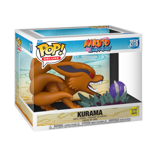 Funko Pop Kurama Glow Deluxe Nartuto #2118 - Produto Original