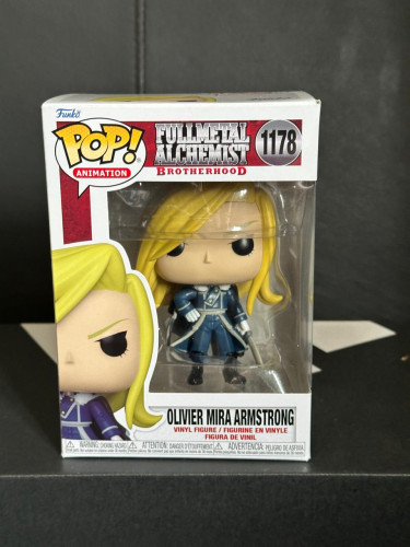 Funko Pop Olivier Mira Armstrong Fullmetal Alchemist #1178 - Produto Original