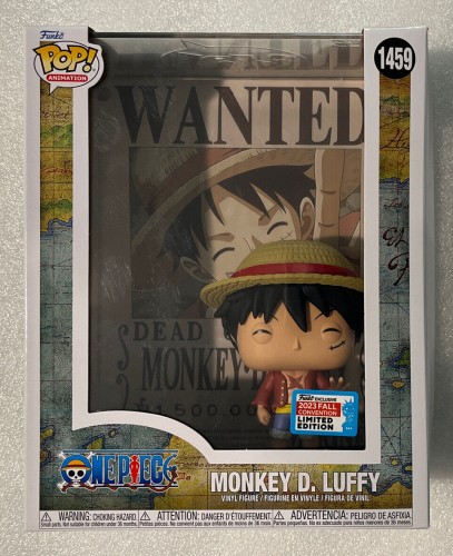 Funko pop Monkey D. Luffy 1459 poster Wanted - Collection