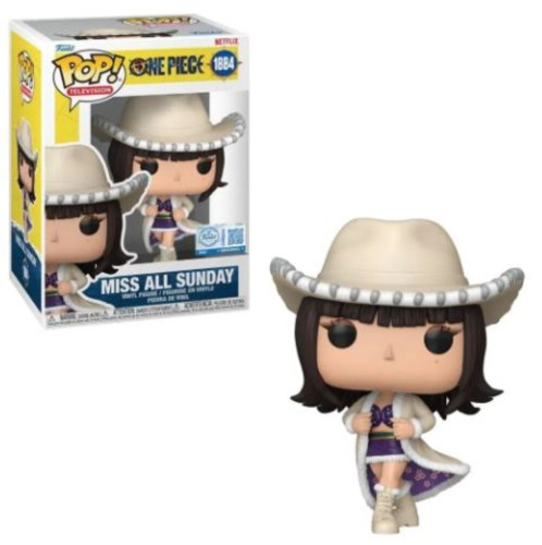 Funko Pop One Piece 1884 - Miss All Sunday One Piece #1884 - Produto Original