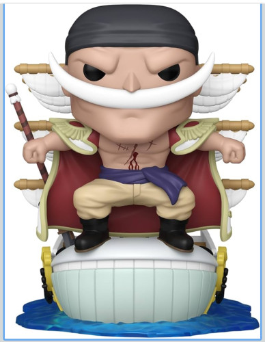 Funko Pop One Piece Barba Branca Com Moby Dick 127-One Piece-127