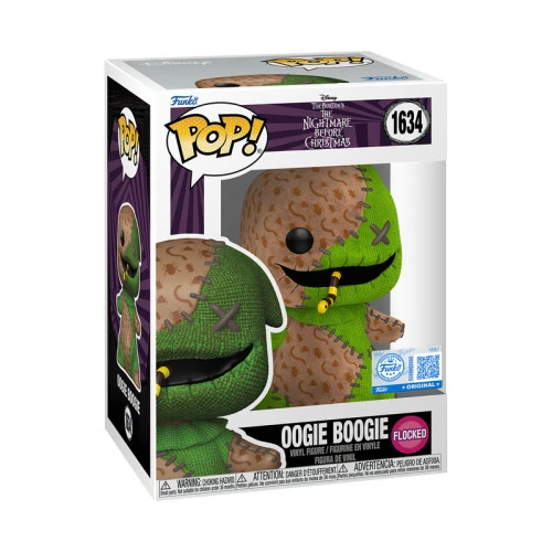 Funko Pop Oogie Boogie Flocked Hot Topic Exclusivo - Disney The Nightmare Before Christmas  #1634
