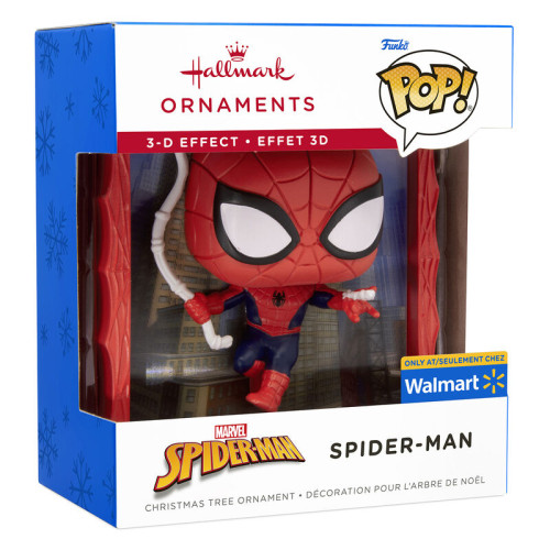 Funko Pop Ornaments Spider-Man Walmart Exclusivo Marvel #0 - Produto Original