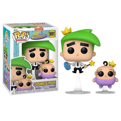 Funko Pop Os Padrinhos Magicos Cosmo & Poof 1691-Os Padrinhos Mágicos-1691