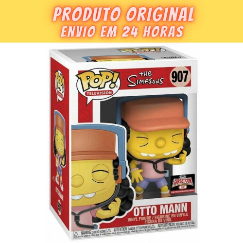 Funko Pop Otto Mann - Exclusivo 2021 Target Con - The Simpsons - #907