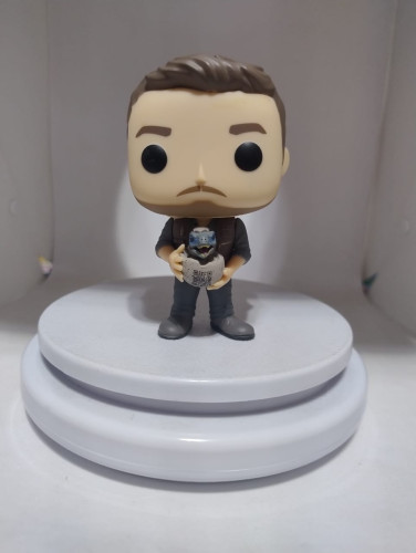 Funko Pop Owen With Baby Raptor Exclusive (sem Caixa) - Jurassic World - #589