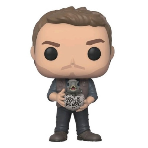 Funko Pop Owen With Baby Raptor Exclusive (sem Caixa)-Jurassic World-589