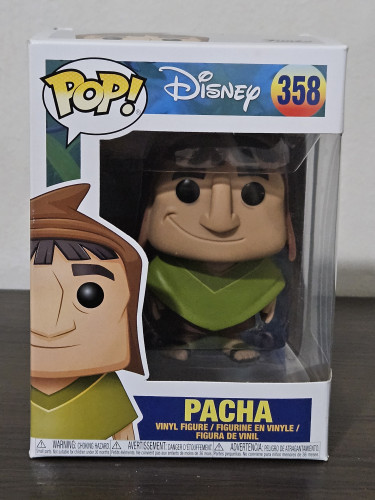 Funko Pop Pacha 358 Nova Onda do Imperador The Emperor's New Groove #358 - Produto Original
