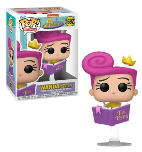 Funko Pop Padrinhos Magicos 1692 - Wanda With Da Rules-Os Padrinhos Mágicos-1692