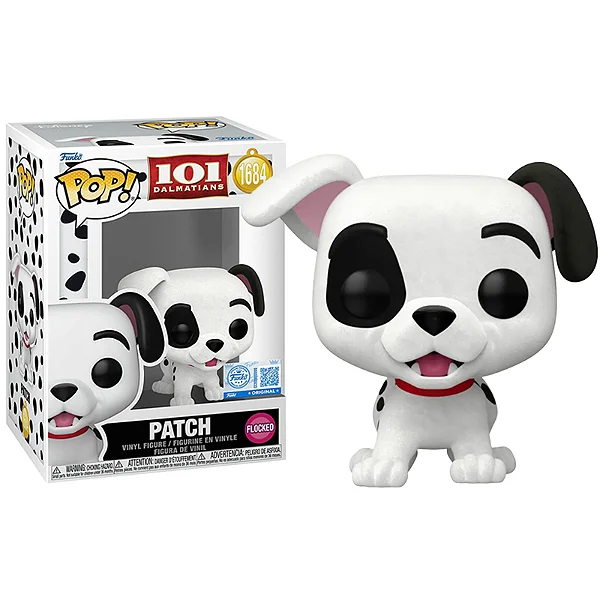 Funko Pop Patch Flocked Exclusive Disney 101 Dalmatians #1684 - Produto Original