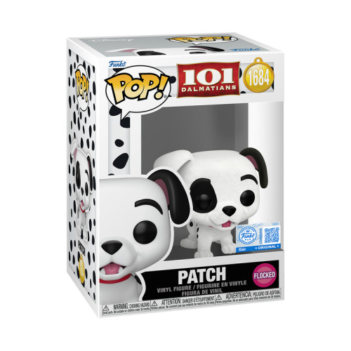 Funko Pop Patch Flocked Exclusivo Disney 101 Dalmatians #1684 - Produto Original