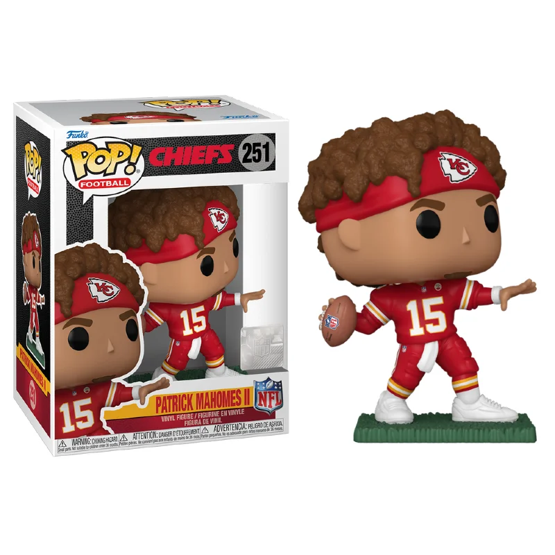 Funko Pop Patrick Mahomes - Nfl Chiefs Football - #251 FUNKO POP #251 - Produto Original