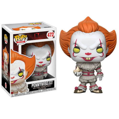 Funko Pop Pennywise With Boat ( Yellow Eyes ) * Caixa Com Detalhes * IT: A Coisa #472 - Produto Original