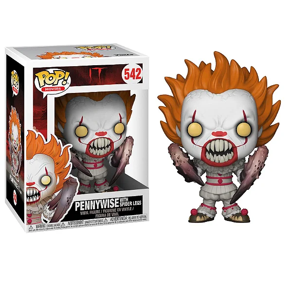 Funko Pop Pennywise with Spider Legs-IT: A Coisa-542