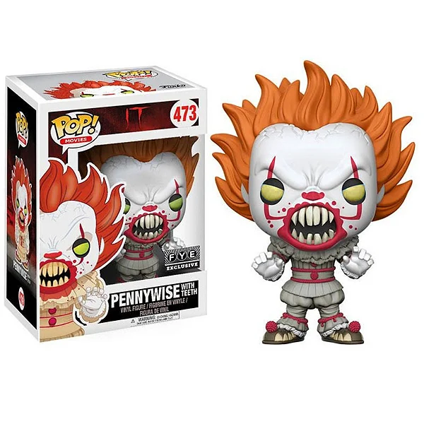 Funko Pop Pennywise With Teeth Fye Exclusive IT: A Coisa #473 - Produto Original