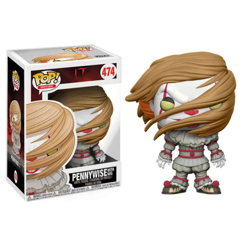 Funko Pop Pennywise with Wig IT: A Coisa #474 - Produto Original