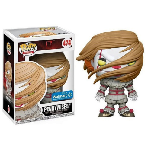 Funko Pop Pennywise With Wig Walmart Exclusive IT: A Coisa #474 - Produto Original
