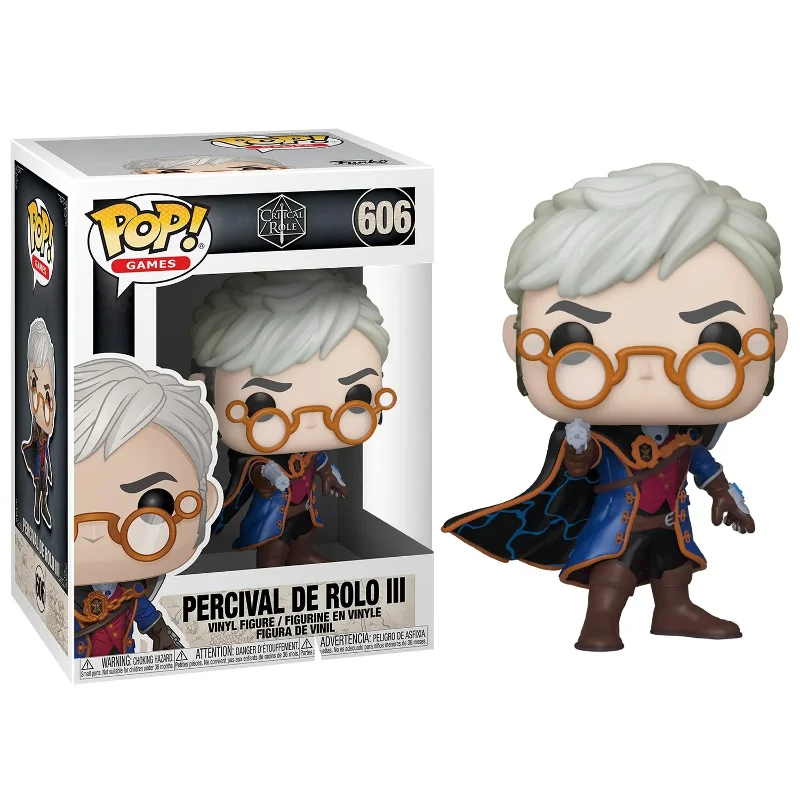 Funko Pop Percival de Rolo III (detalhes na caixa)-Critical Role-606