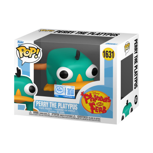 Funko Pop Perry The Platypus Exclusivo Disney Phineas And Ferb #1631 - Produto Original